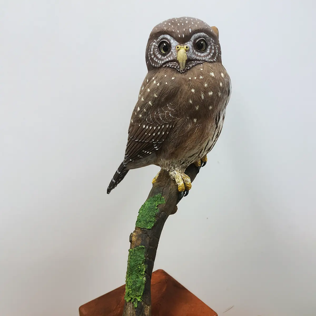Pygmy Owl – Bird Wood Carving – Michael Horwitz