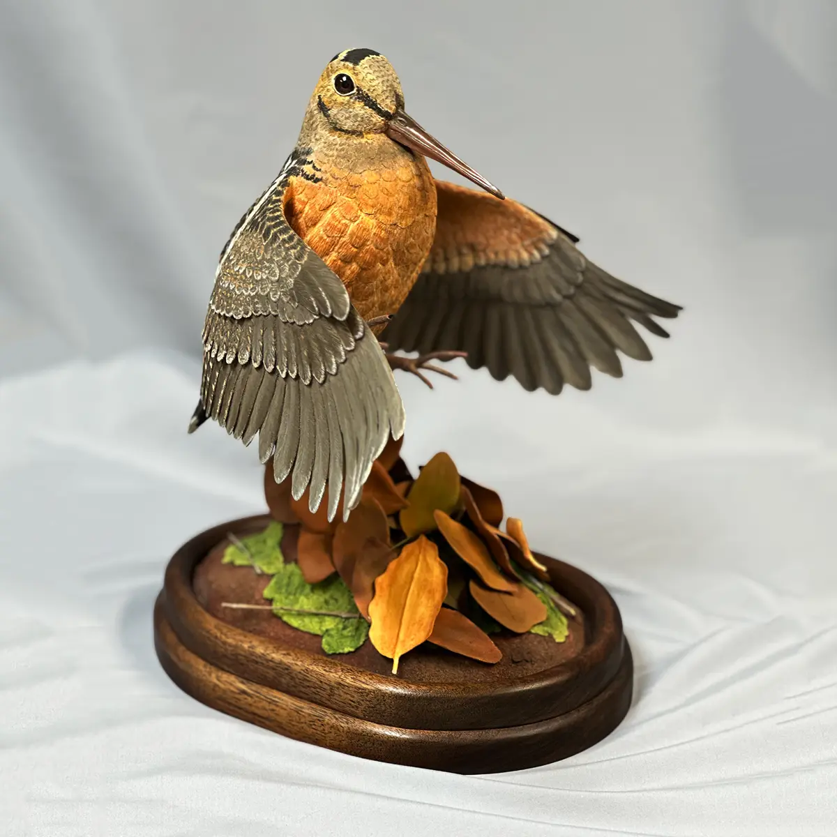 American Woodcock – Bird Wood Carving – Michael Horwitz